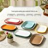 Rectangular Melamine Rice Noodle & BBQ Side Dish Plate