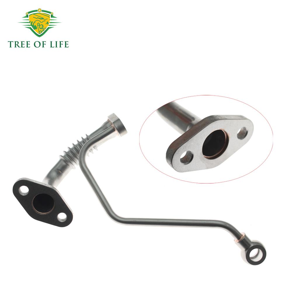 For Toyota LandCruiser Prado 90 1KDFTV 1KD-FTV KDJ120 KDJ125 Engines 3.0TD D4D 2002-2009 Turbo Oil Drain Feed Supply Pipe Tube