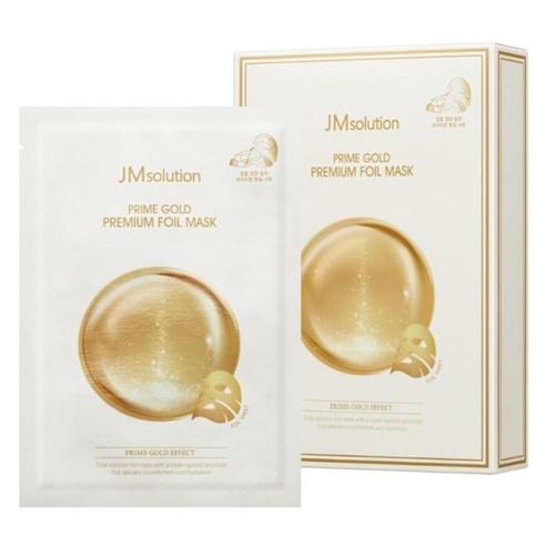 [JM SOLUTION] Prime Gold Premium Foil Mask - 1 Pack (35ml x 10ea)