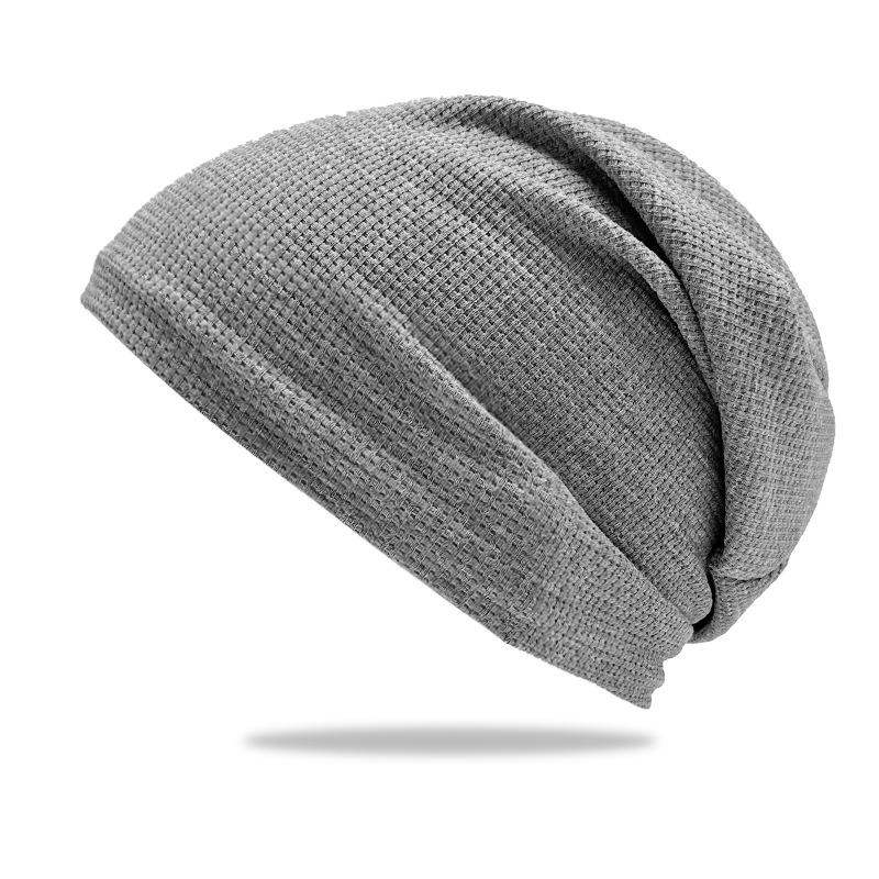 

Осенне-зимняя шапка-пуловер женская многоцветная модная в горошек клетчатая шапка-мешок шапка для родов новая M（56-58cm）