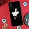 Cartoon Funny Goose For Huawei Nova 12s 12i 7i 8i 11i Y73 Y70 Y90 Y60 Y72 Y61 Y91 9 10 SE P30 Pro P40 Lite Case