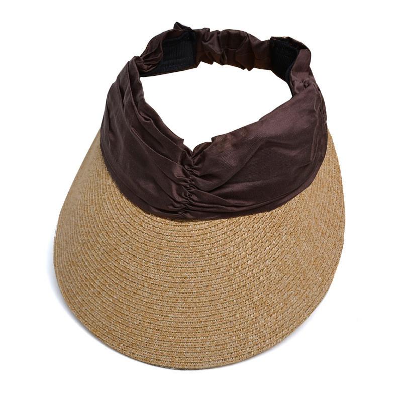 Summer Outdoor Sun Hat With Wide Brim Breathable Straw For Women Beach Casual