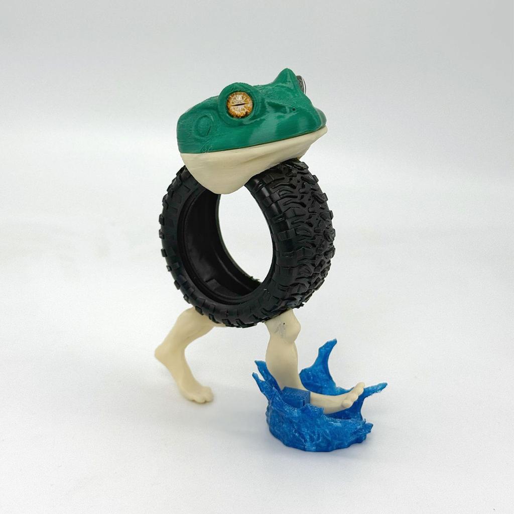 Hai Figur Tungtungsahur Figur Desktop Dekoration Beweglich Tralalero Tralala Figur Ornament Lustige Puppe 3D Gedrucktes SpielzeugSh