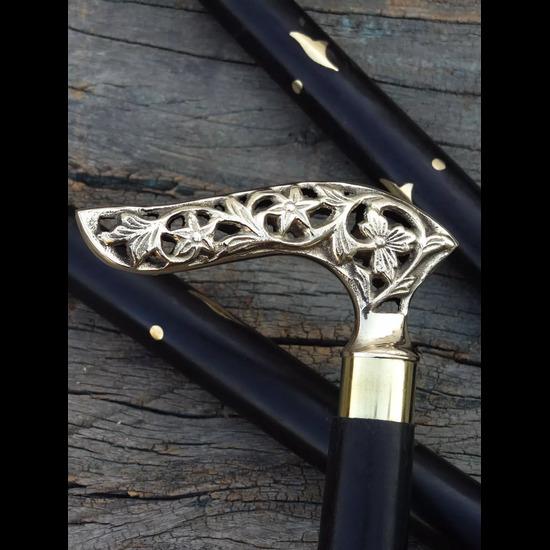 

Антикварный стиль викторианской трости деревянная палка винтажная цельная ручка новая