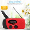 Electricity Solar Charging AM/FM Radio Solar Charging Radio ABS LED Light Solar AM/FM Radio Emergency Light Radio for Radio