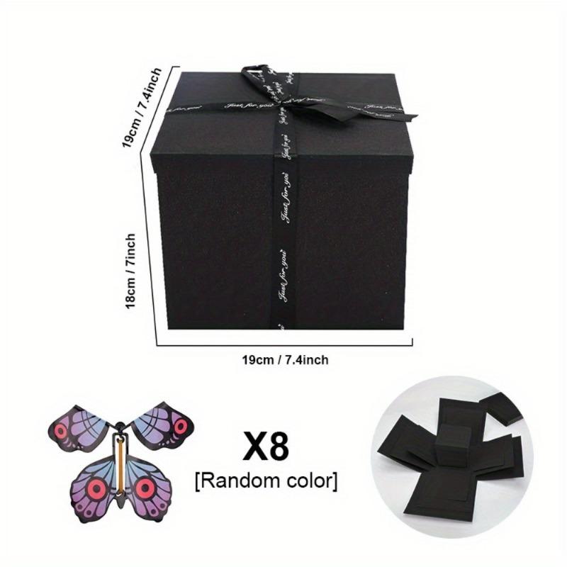 1set Creative Festival Gift Box Surprise Love Combination Flying Butterfly Handmade Birthday Gift Box Festival Gift