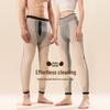 Men's and Women's Fleece-Lined Wool Pants with Double Knee Protection