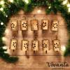 Vintage Floral Cutout Hanging Bells for Farmhouse Decor, Rustic Gold Jingle Bells for Crafts and Christmas Ornaments, 10 Piece Set