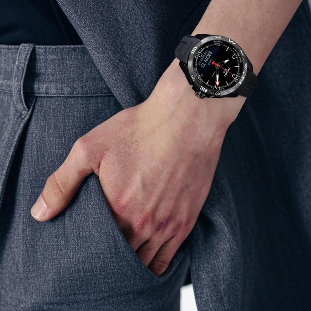 TISSOT Tengzhi Infinity Collection T Touch Tengzhi Boundless Collection Quartz Movement Men's Watches Watch 47mm T121.420.47.051.03