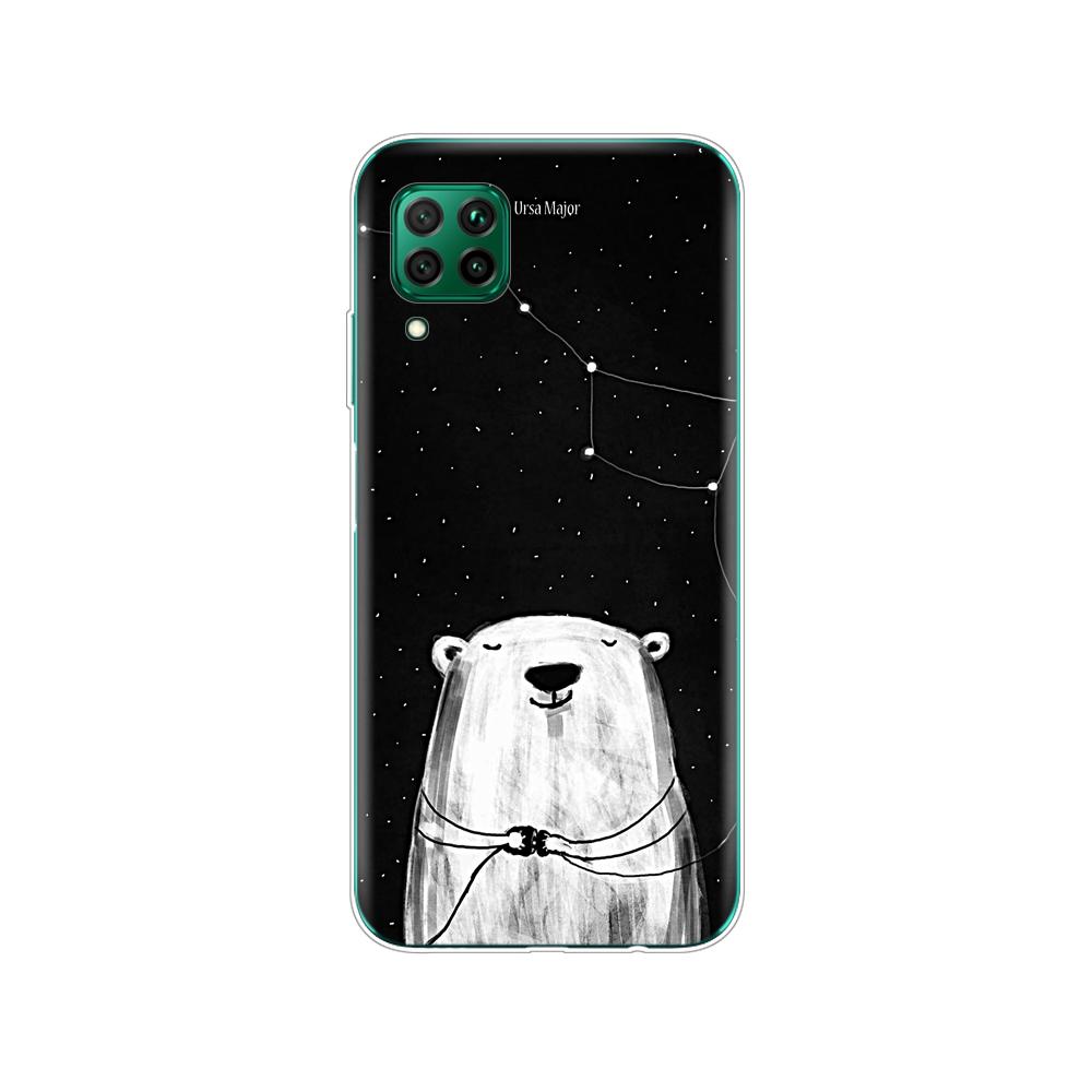

Чохол для Huawei P40 Lite 5G 4G М який Прозорий ТПУ Силіконовий Чохол для Телефону Для Huawei P40 Lite E P40Lite Бампер Coque Задня панель тварина Huawei P40 Lite E