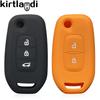 Silicone Key Cover for Renault Logan 2 Stepway Sandero Clio 5 Arkana Captur Kadjar Kwid 2023 2021 Remote Flip Folding Key Case