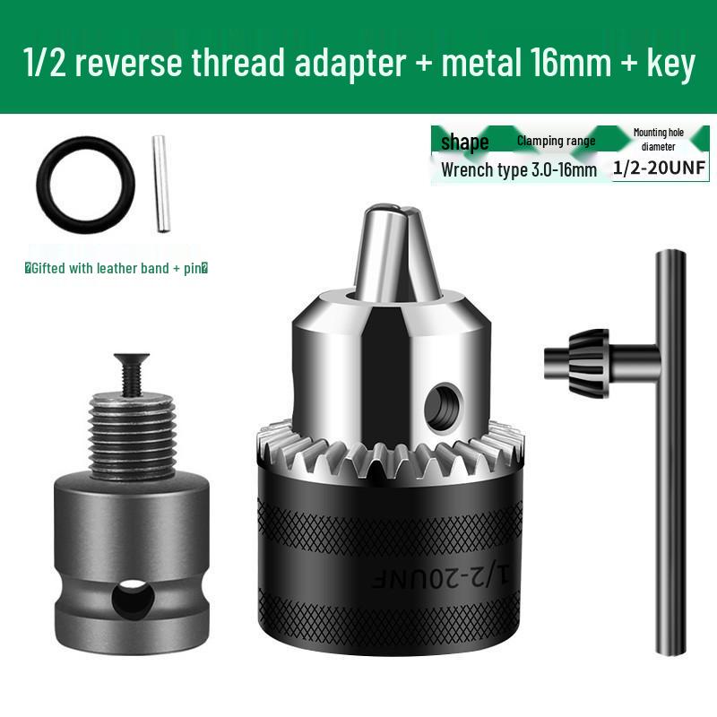 Electric Drill Conversion Kit: Multifunctional Wrench Socket and Chuck Accessories Set