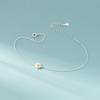 Summer Beach Anklets Jewelry 925 Sterling Silver 7.5MM Daisy Flower Anklet Foot Jewelry for Women Girls