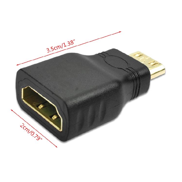 For 1080P HDTV HDMIcompatible to HDMIcompatible Adapter Port Connector Converter