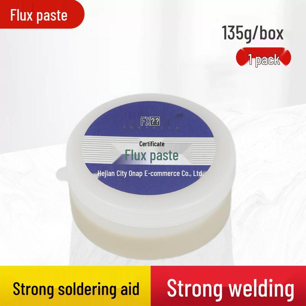 Gelbe No-Clean Lötpaste & Draht: Säurefrei, halogenfrei, starkes Flussmittel für Edelstahl