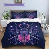 Vintage Gorgeous Beetle Pattern Bedding Quilt Set  Home Decoration  Gift (1 * duvet cover + 2 * pillowcase  without core)