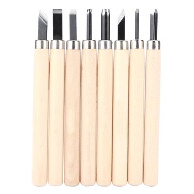 8pcs Wood Carving Knife Kit Woodworking DIY Craft Hand Tool for Soap Clay Rubber Pumpkin
