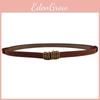 Waist Belt Leather For Summer Fashion Slim Genuine Leather With Gold Buckle