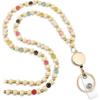 Stilvolles Lächeln Lehrer-Lanyard für Frauen mit ausziehbarem Ausweishalter und