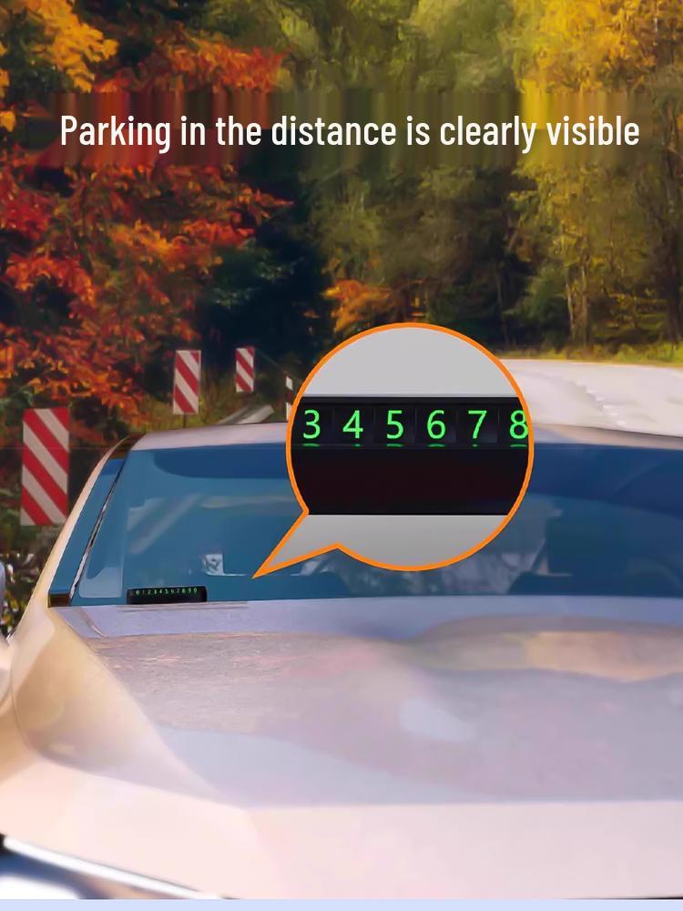 Gizlilik Korumalı Parlayan Geçici Park Numarası