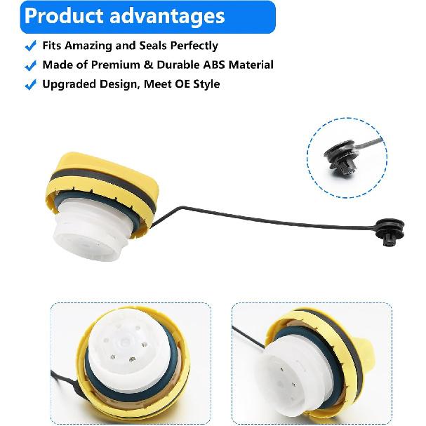 Gas Cap GT337 for 2014- Chevrolet Impala, 2011-2013 Caprice,2011-2017 Equinox, 2012-2016 Buick LaCrosse,2011-2013 Regal, 2011-2017 GMC Terrain,