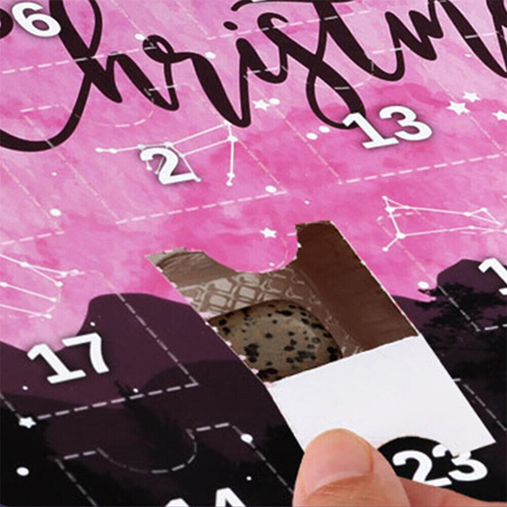 2023 Jul 24 dagers adventskalender Naturlig krystallstein Xmas Blindboksgave