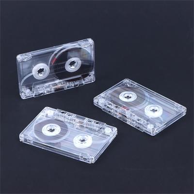 Kassette 45min/60min/90min Transparentes Gehäuse Einfache Inhaltsidentifizierung Kunststofftextur für Musikaufnahme