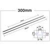 1Pc T-Slot Track 300-600MM Woodworking Chute Rail 19x9.5mm Miter Jig Tools For Woodworking Router Hand Tools