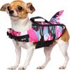 Polyester Dog Swimwear Ripstop Dog Life Vest Safety Camouflage Dog Life Jacket  Swimming Boating