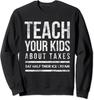 Funny Taxes Taxation Is Libertarian Conservative Unisex Crewneck Sweatshirt