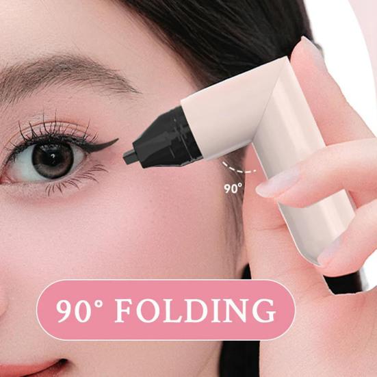 2.1ML Double Head Precision Eyeliner Stamp Long-Lasting Waterproof Smudge-proof Liquid Eyeliner Pen Easy Cats Eye Stencil Makeup Tool