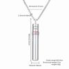 Stainless Steel Breathing Resistance Whistle Necklace Yoga Meditation Necklace  Female Lady Girl