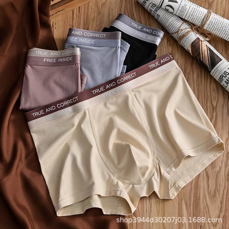 Herren Unterwäsche Antibakterieller Schritt Vier-Eck-Unterhosen Herren Boxershorts