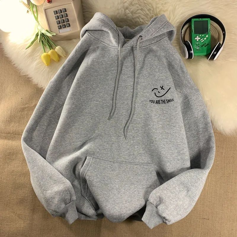 Pulovr Unisex elegantní elastická manžeta s kapucí a potiskem srdce pár s kapucí Lady