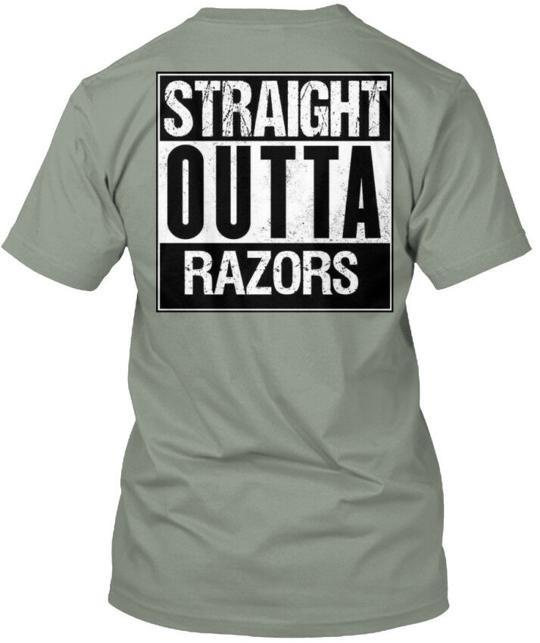 Lawless Beard Co Straight Out Of Razors Outta T-Shirt Made in USA S to 5XL 3XL