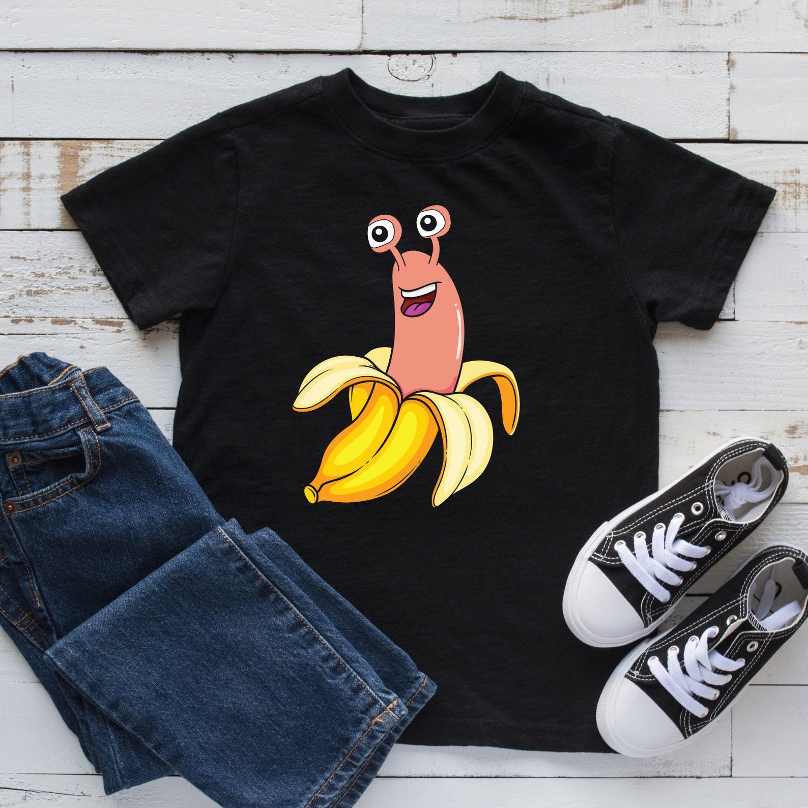 Banana Slug T-Shirt, T-shirt, Womens Tees, Kids Shirt, Toddler Tee,T-shirt, T-shirt, Tank Top 3XL