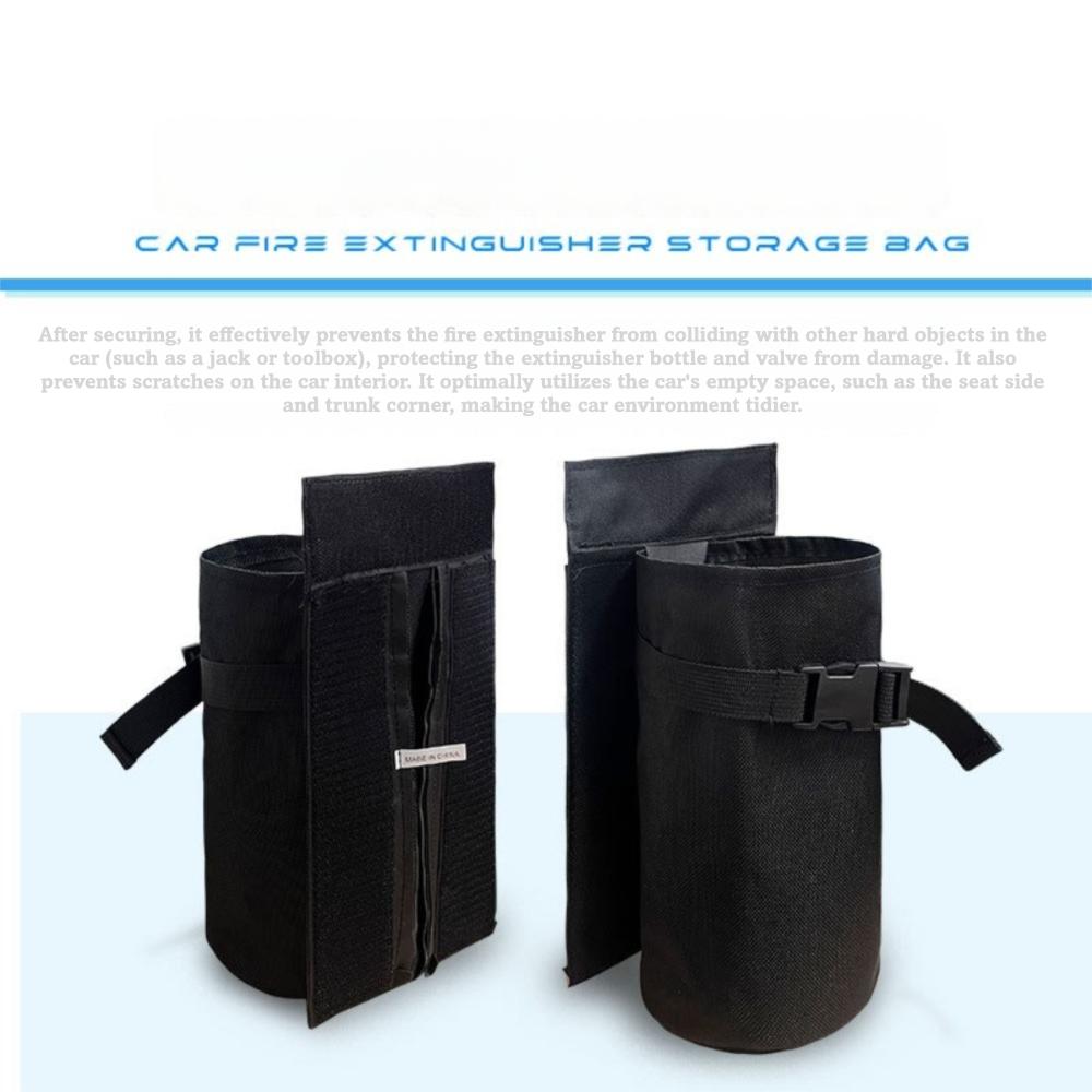 Anti Vibration Fire Extinguisher Mount Car Fire Extinguisher Organizer  Vehicle Safety Accessory
