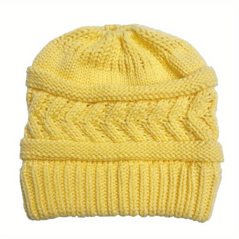 Europa und die Vereinigten Staaten Herbst und Winter Wollmütze neue Damen Pfeil Zopf Beanie gestrickte elastische Mütze