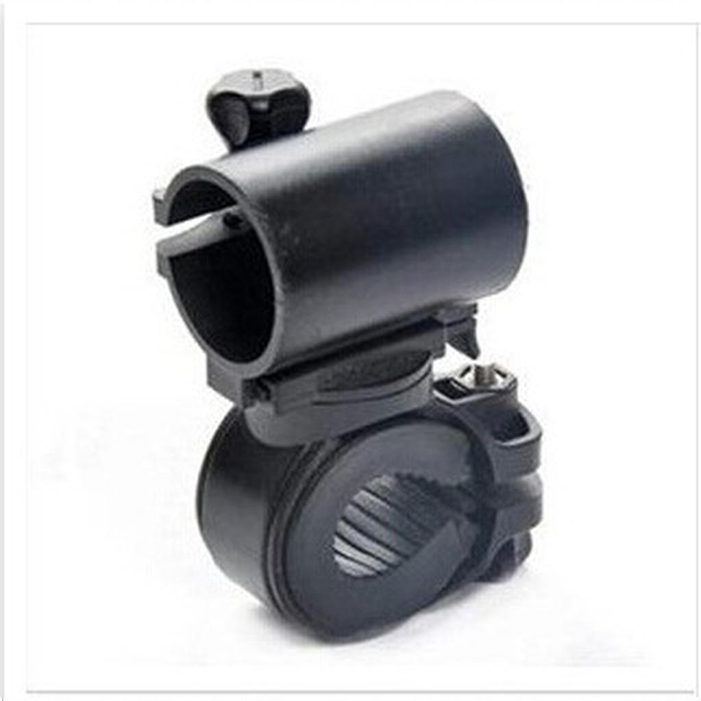 Uchwyt klips do lampy palnika Klips montażowy Klips Uchwyt na latarkę Akcesoria Rower Czarny Światło czołowe LED Szybkozamykacz