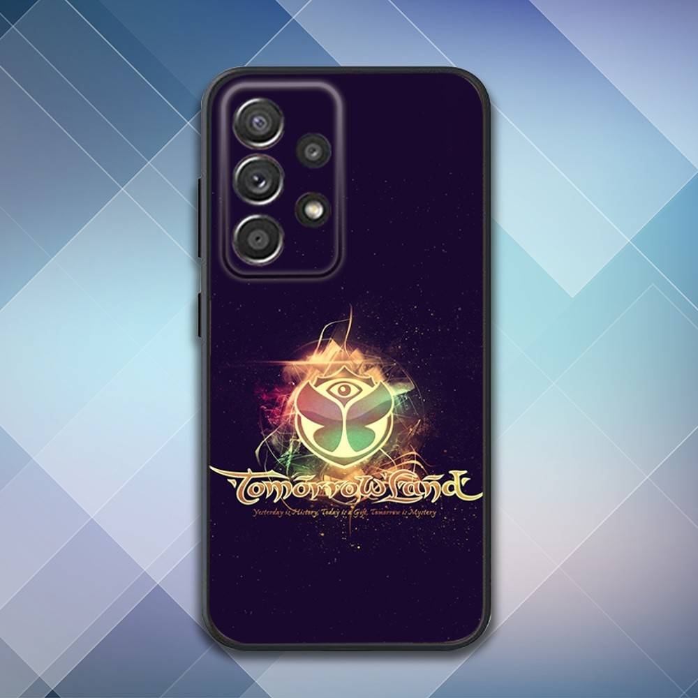 T-Tomorrowlands Phone Case For Samsung S25,S24,S21,S22,S23,S30,Ultra,S20,Plus,Fe,Lite,Note,10,9,5G Black Cover