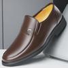 "Férfi Valódi Puha Bőr Csúszásmentes Lélegző Formális Üzleti Cipő Középkorúak és Idősek számára"