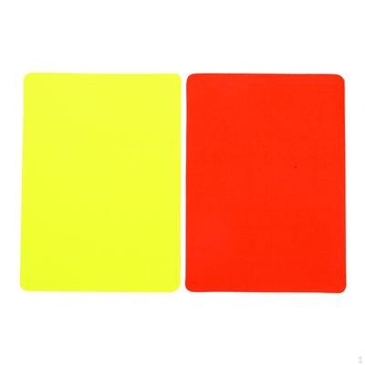 Maç Günü İçin Kırmızı ve Sarı Kartlı Hakem Seti