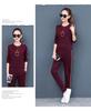 Women's European and American Spring/Autumn Fashion: Long-Sleeve Sweater Two-Piece Casual Sportswear Set