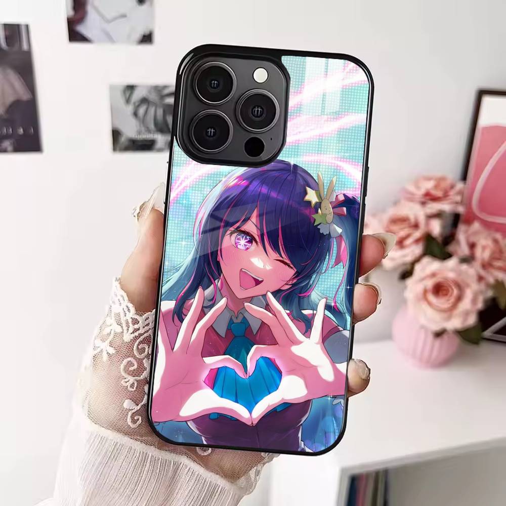O-Oshi Anime no ko Phone Case For iPhone 17,16,15,14,13,12,Plus,Pro,Max for Magsafe Magnetic Wireless Charging