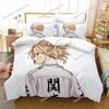 Tokyo Revengers Luxury Bedding Set Japan Anime Cartoon Duvet Cover Set Comforter Bedspread Twin Single Size Printed Home Textile