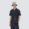 [Snow Peak X Hersi] Graphic Short Sleeve Shirt Navy (S25MMWSH38)