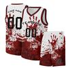 Men's Halloween Basketball Set - DIY Custom Two Piece Sportswear for Costume Party