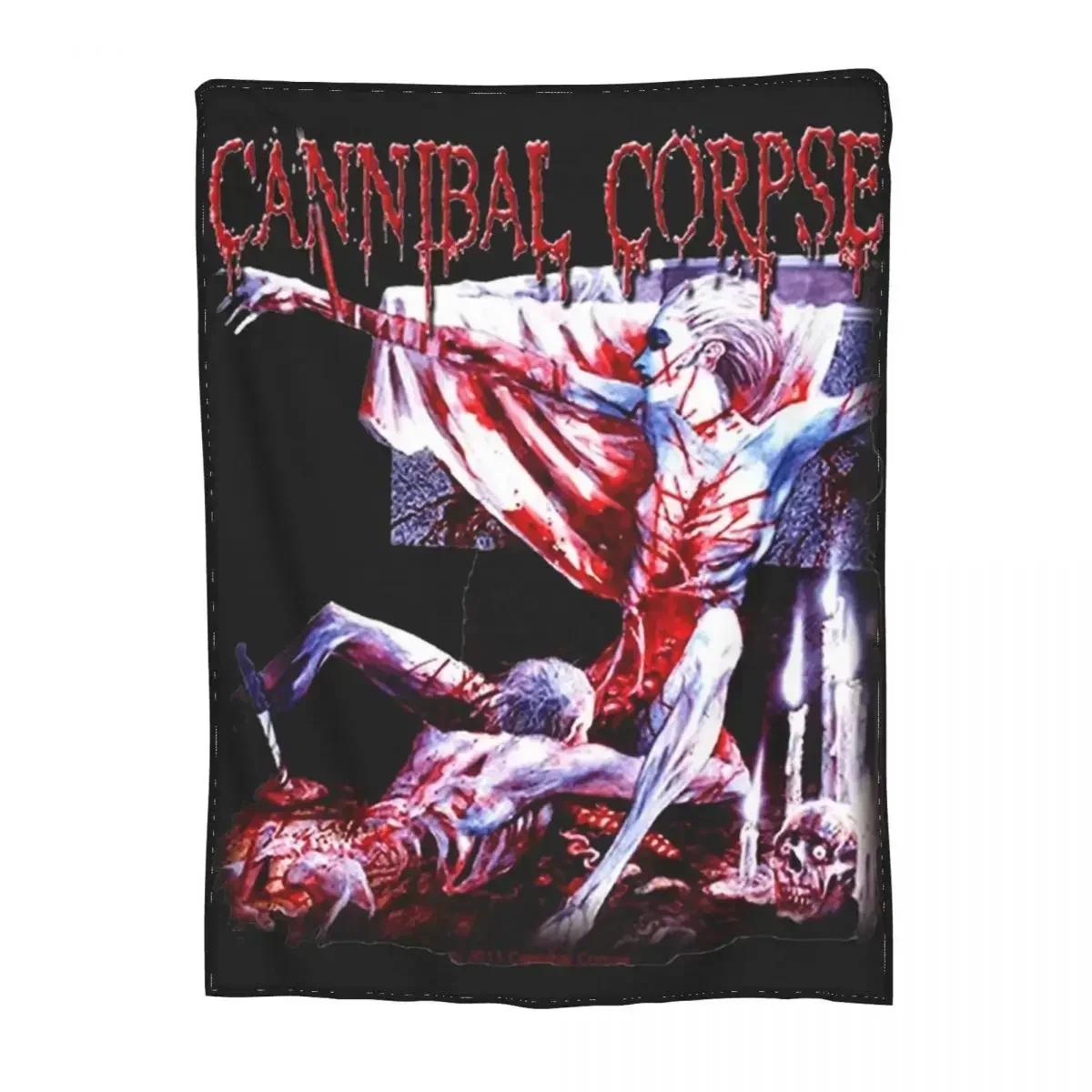 

Cannibal Corpse Мерч Рок-группы Одеяло Коралловый флис Плюшевое Диван Хэви-метал Плед Уютное Теплое для Офиса Покрывала# 75X95CM серый