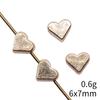 Heart Loose Beads For Valentine Bracelet Necklace DIY Vintage Jewelry Making Supplies For Charm
