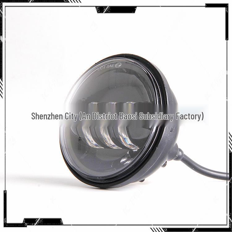 Harley Motorcycle 4.5" LED Fog Light 30W - Auxiliary, Turn Signal, Side & Daytime Running Light